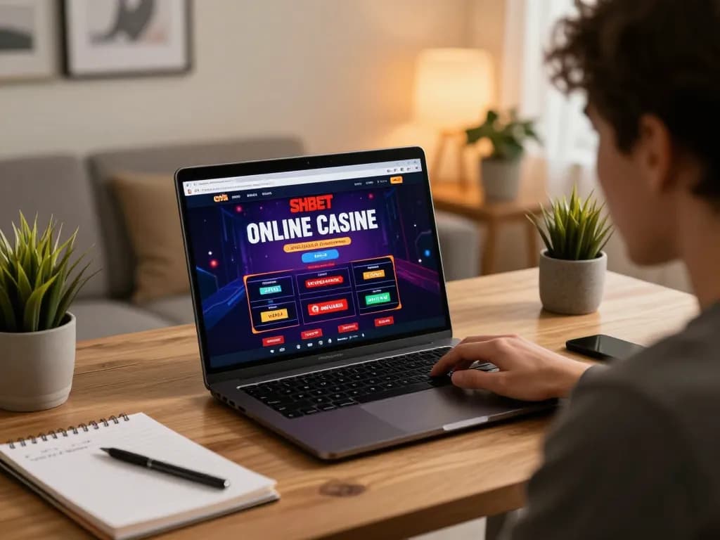 Engaging online gaming with strategy notes at https://shbetac.co in a cozy home setting