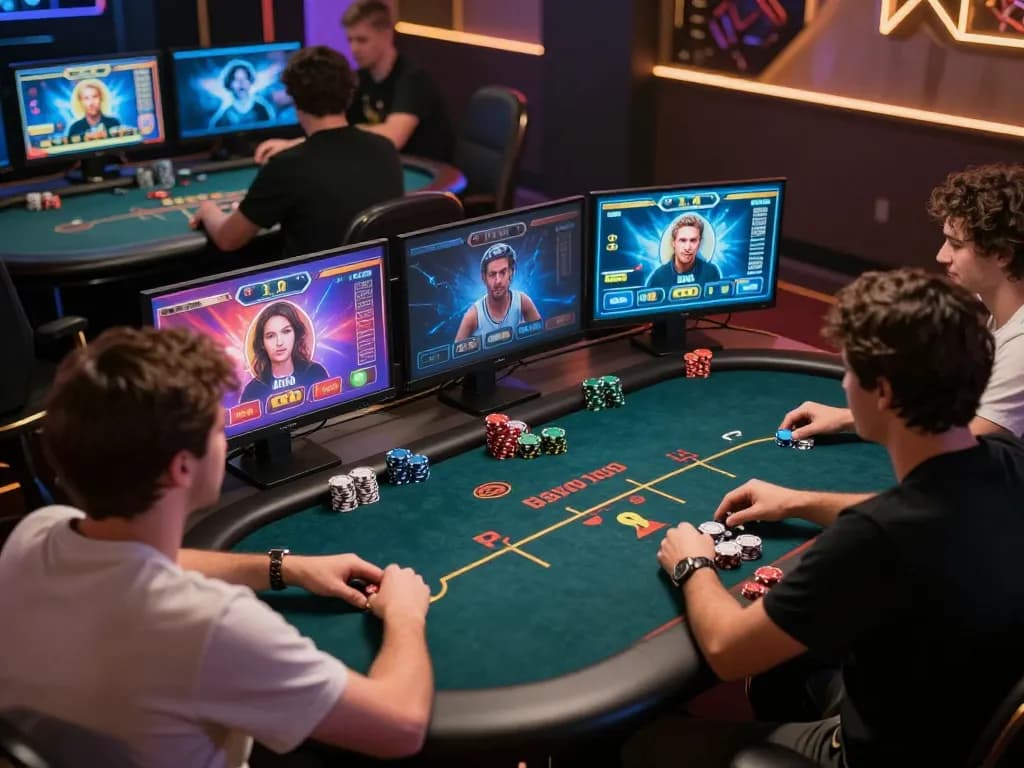 Engaging online poker gameplay on https://rr88.navy/ showcasing vibrant interfaces and player strategies in action.
