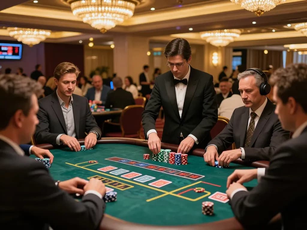 Players engaging in exciting casino games at 99ok, showcasing the thrilling atmosphere.