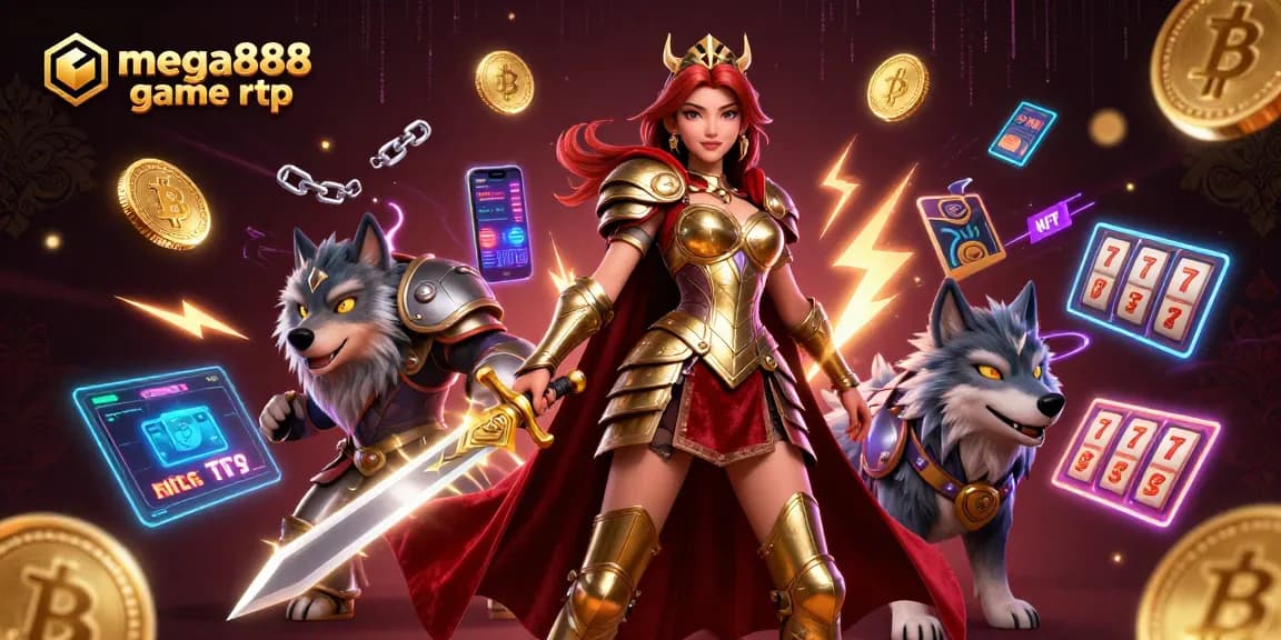 Engage with the thrilling mega888 game rtp experience featuring a warrior queen with captivating graphics.