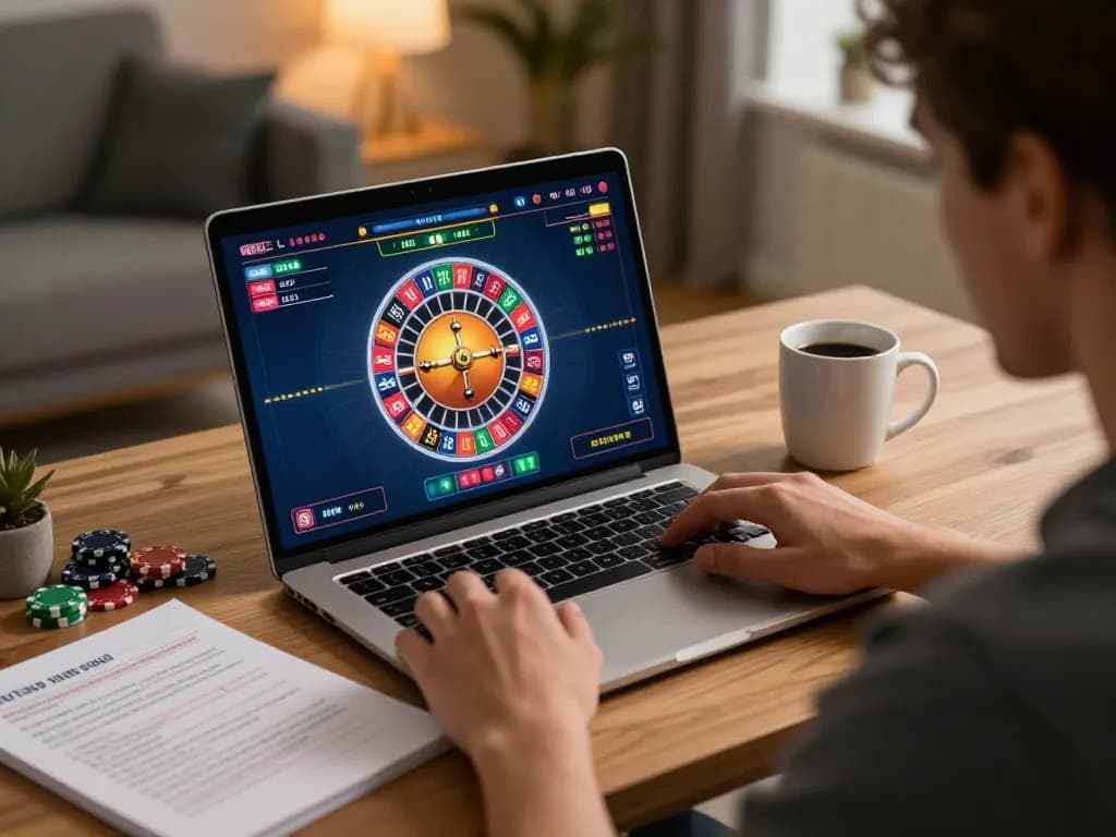 upintogel login to online roulette game showcasing vibrant digital interface and player strategy