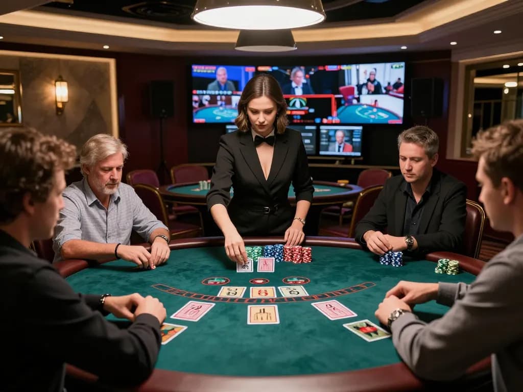 W88 players enjoy an immersive blackjack experience with professional dealer and dynamic gameplay atmosphere