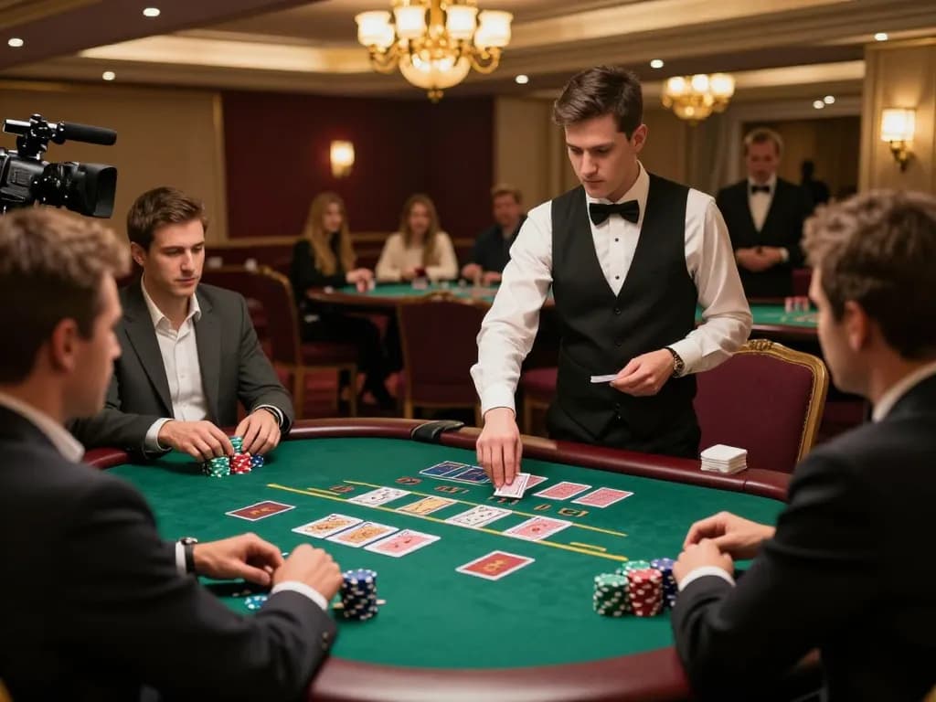 BOM88 menyajikan aksi blackjack yang mendebarkan dengan pemain yang terlibat dan suasana kasino yang mewah.