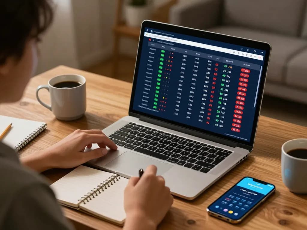 Engaging online togel gaming session with real-time results displayed on laptop screen.