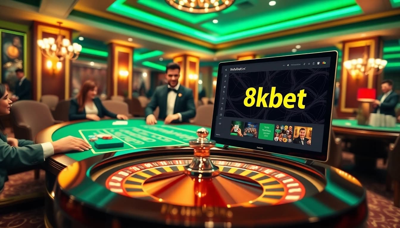Experience luxury gaming with a vibrant casino atmosphere featuring https://8kbet.ink/ roulette and poker.