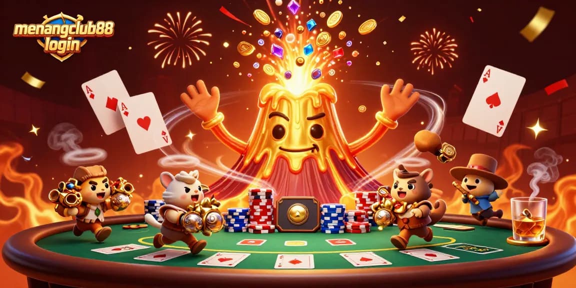 Claim incredible rewards with menangclub88 login amid a treasure-filled casino adventure.