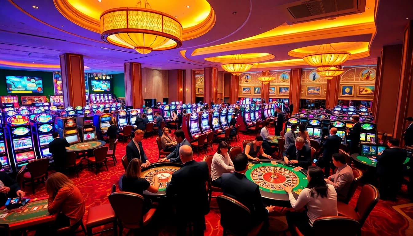 Experience the excitement at AT99娛樂城 with vibrant casino games and an inviting atmosphere.