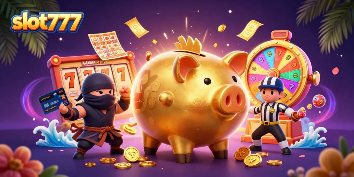 Experience thrilling slot777 action with dynamic characters and vibrant casino elements.