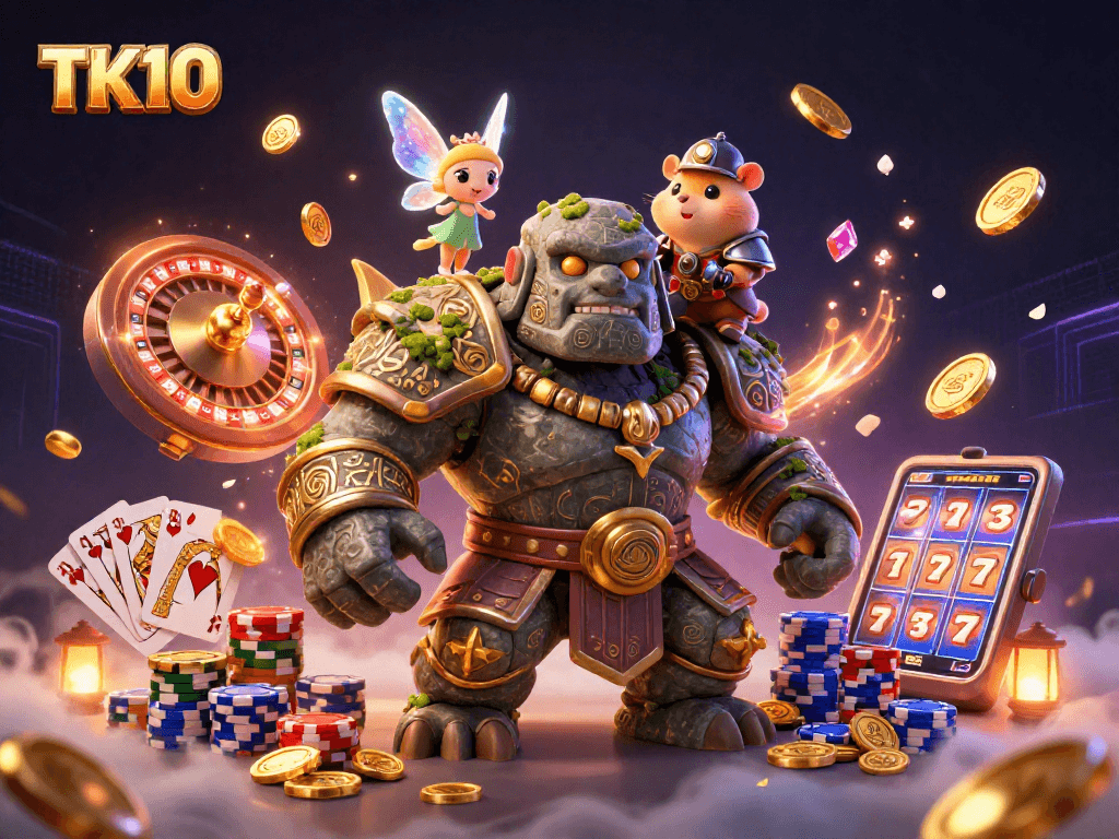 Engage with thrilling gameplay on TK10, exploring vibrant characters and rich gambling features.