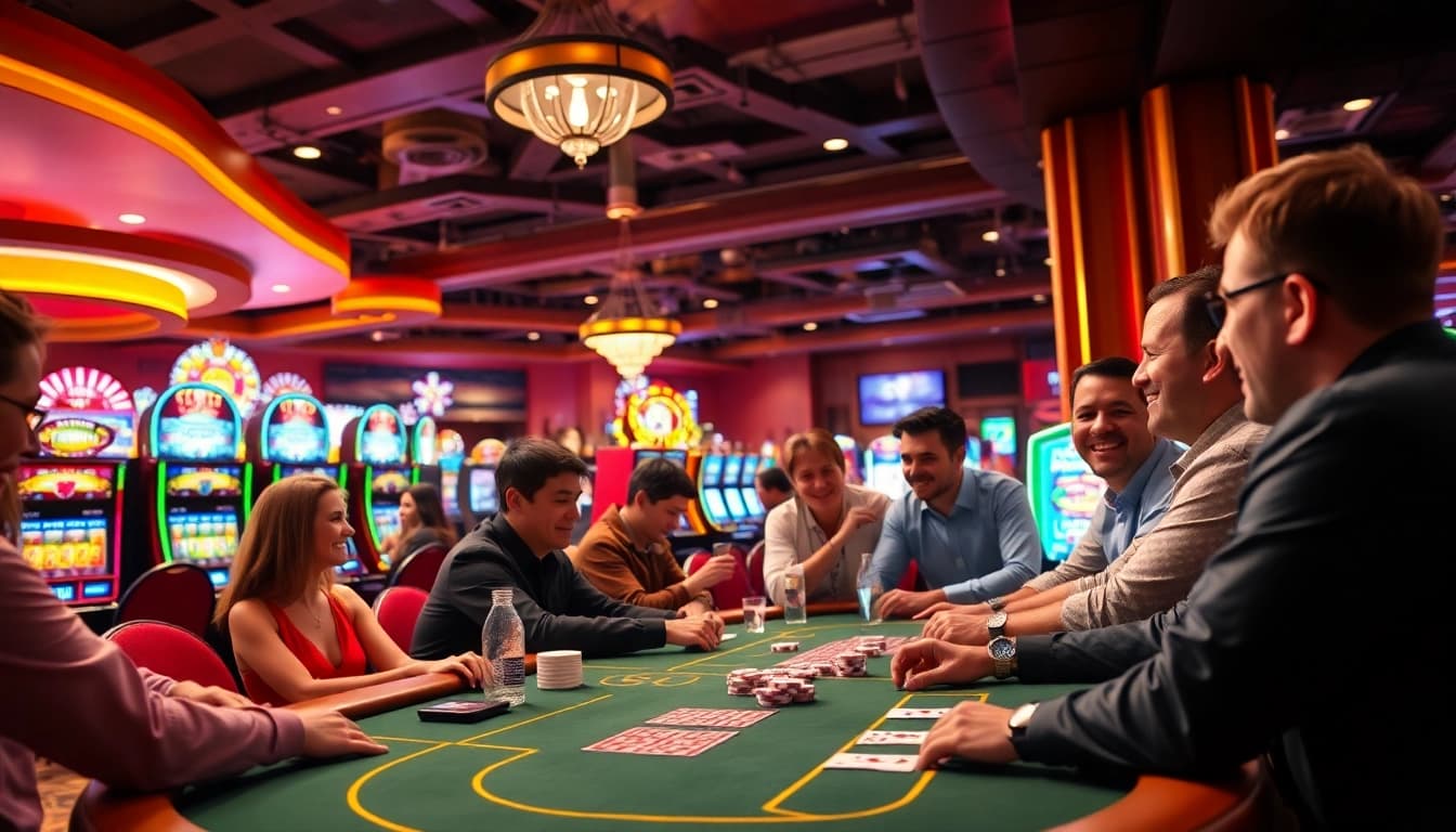 Engaged participants at a gambling forum discussing strategies and tips.