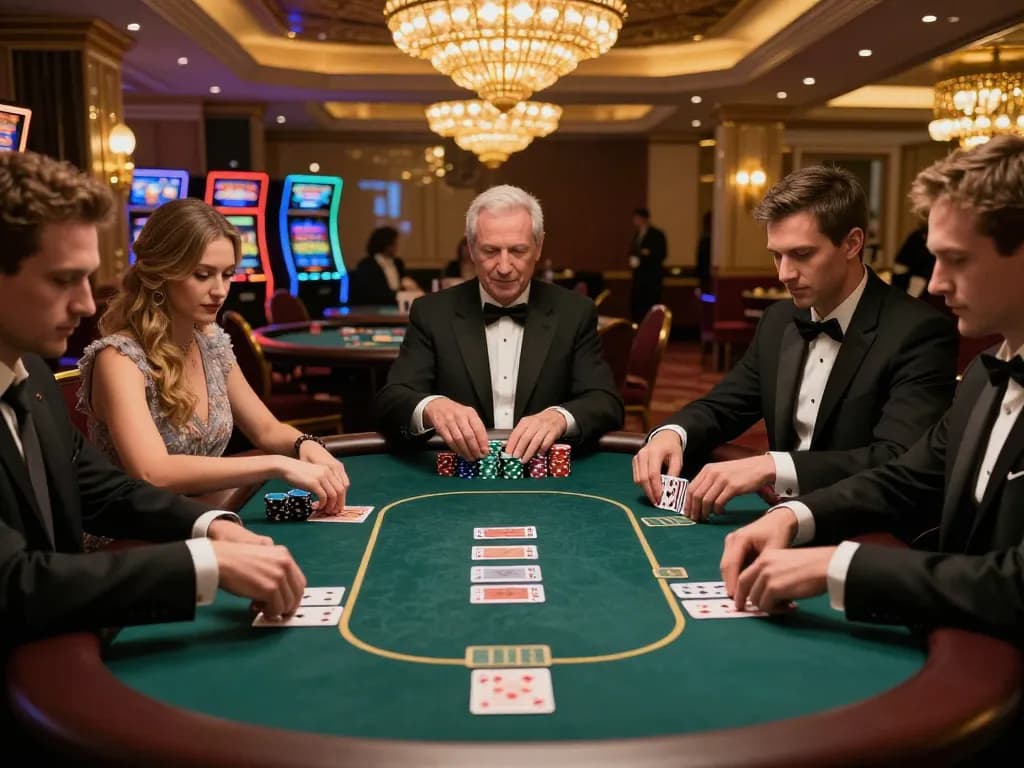 Ta88 poker game excitement with players engaged in strategic betting and analysis