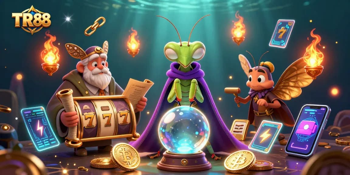 Engage with the magical world of TR 88 as 3D characters reveal epic slot adventures.