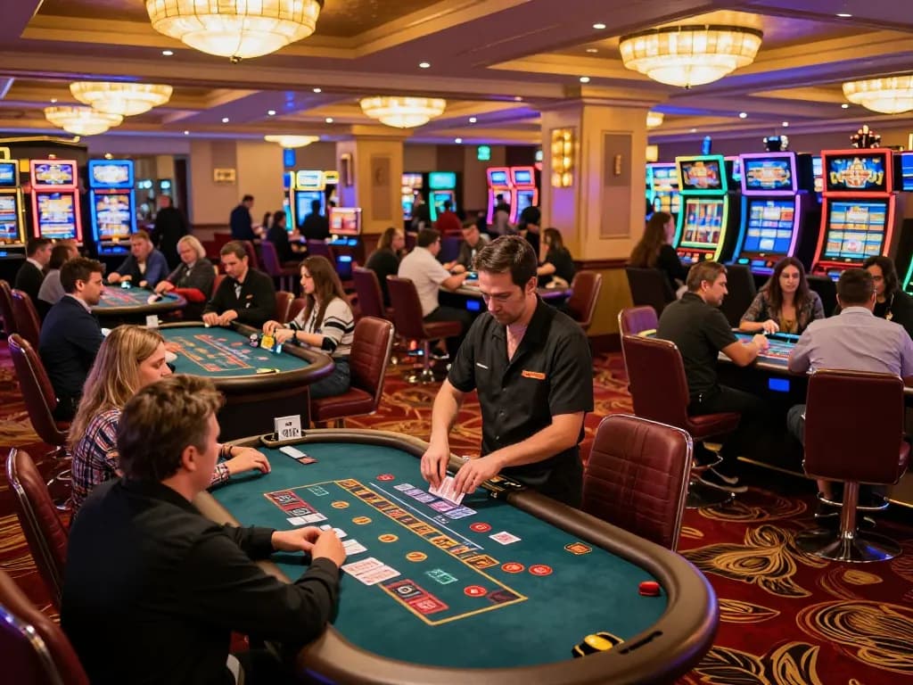Players engaging at the blackjack table in c168.com casino, enjoying a thrilling gaming experience