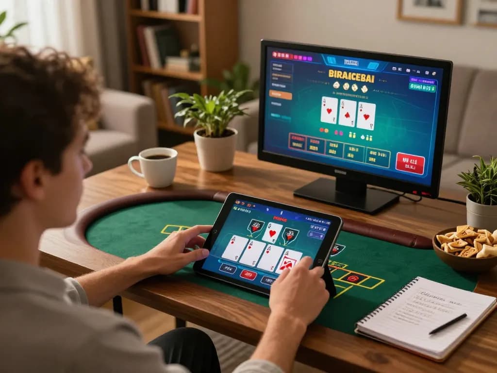 Sit back and enjoy situs indoslot88 terpercaya while playing online blackjack in a cozy home setting.