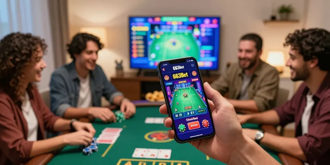 Engaging scene at 663bet.com.pk with friends enjoying real money gaming experience.