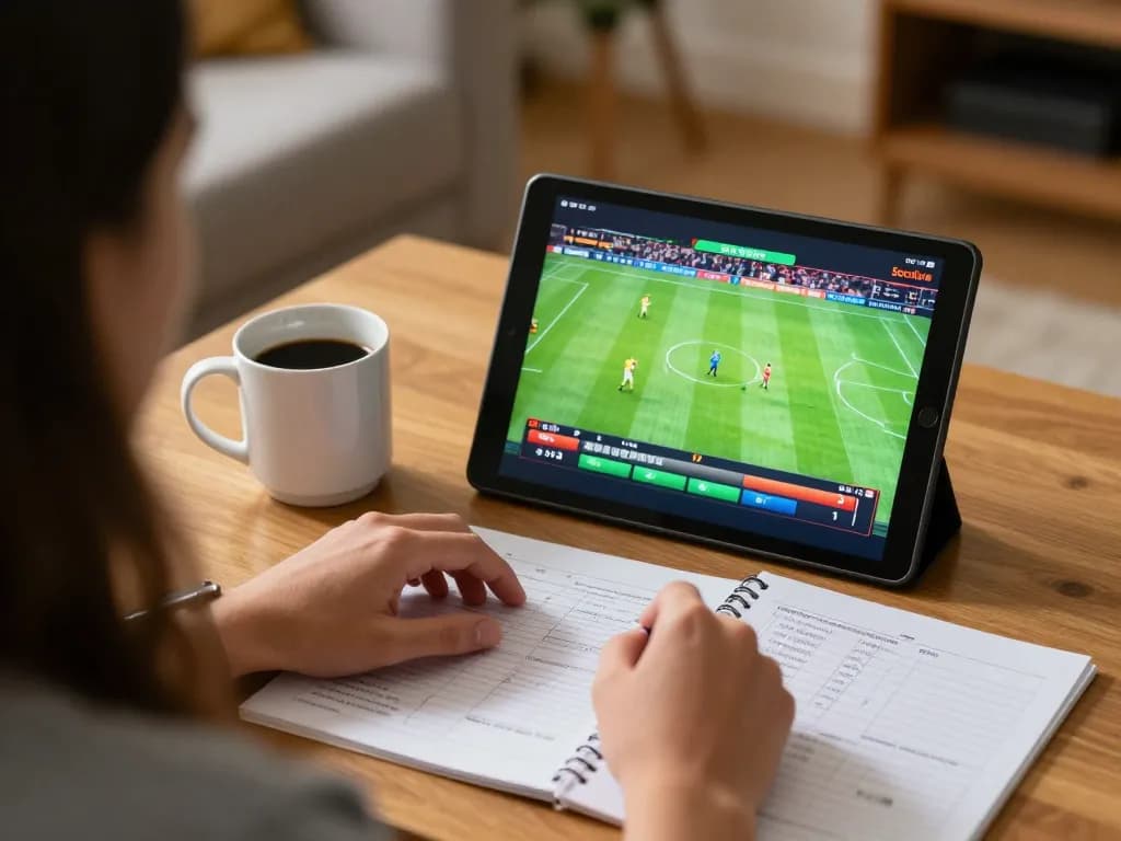 Socolive sports betting action with live football display, capturing an engaging home gaming scene