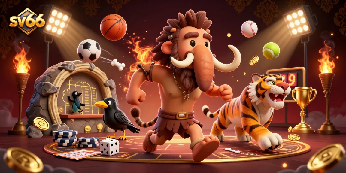 Experience the excitement of sv66 with dynamic 3D casino characters and vibrant gambling elements.