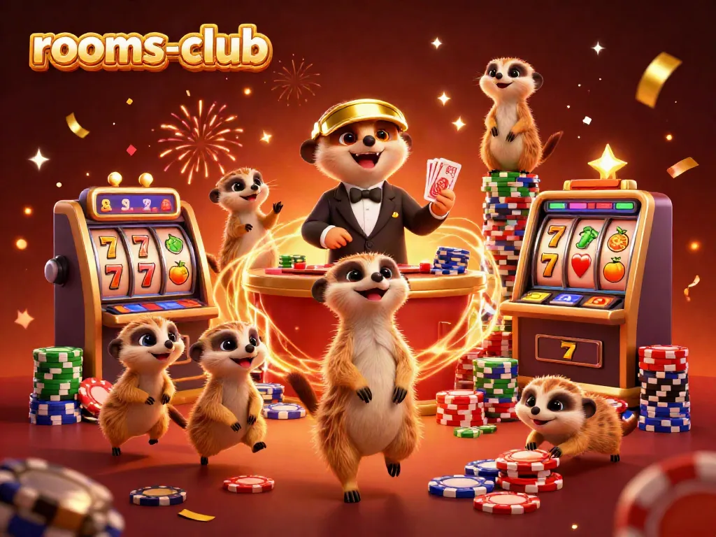 Memanfaatkan permainan slot di rooms-club dengan koloni meerkat yang strategis dan penuh aksi.