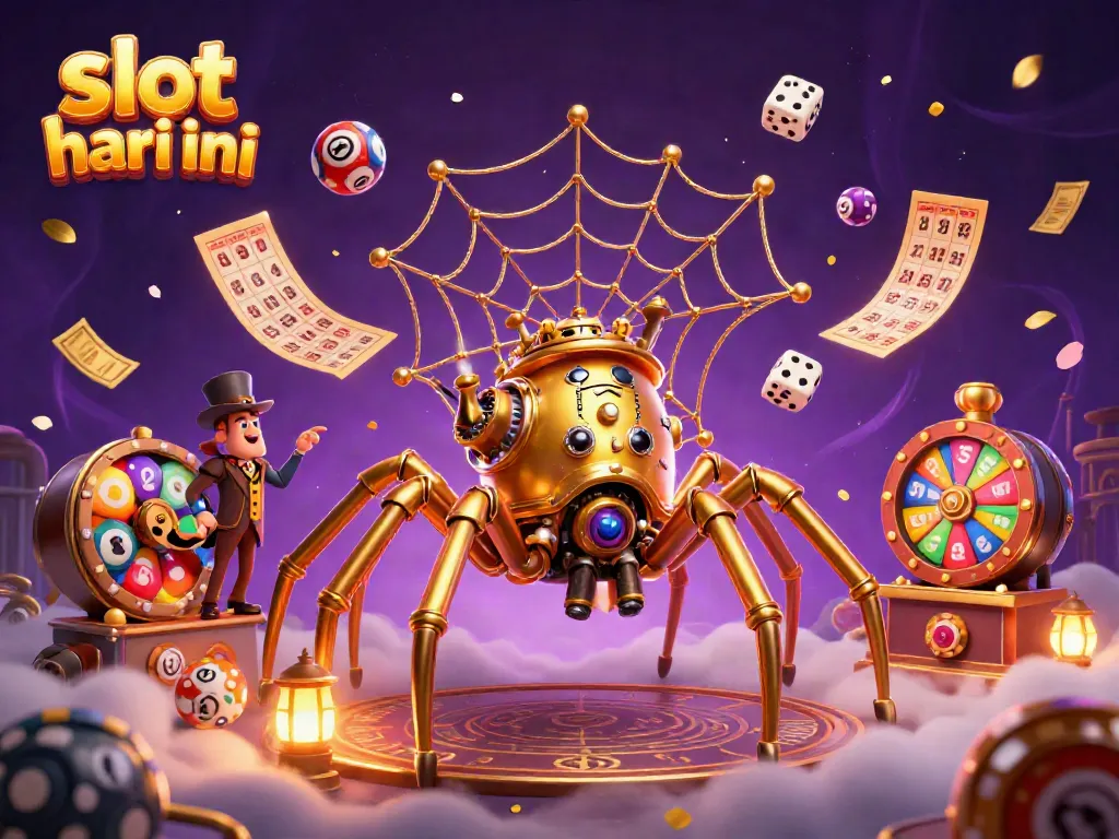 Menangkan jackpot dengan slot hari ini dalam ilustrasi 3D penuh warna dan detail