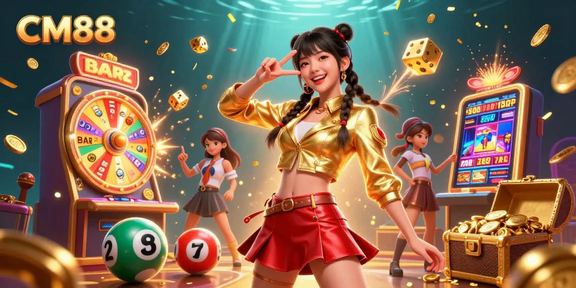 Experience the excitement of winning at CM88 with vibrant 3D casino games and dynamic visuals.