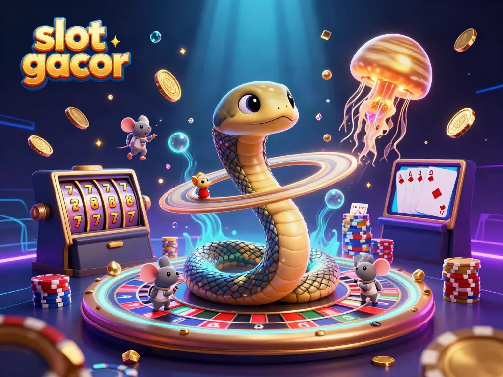 Experience thrilling bets with the captivating slot gacor scene featuring cosmic casino elements.