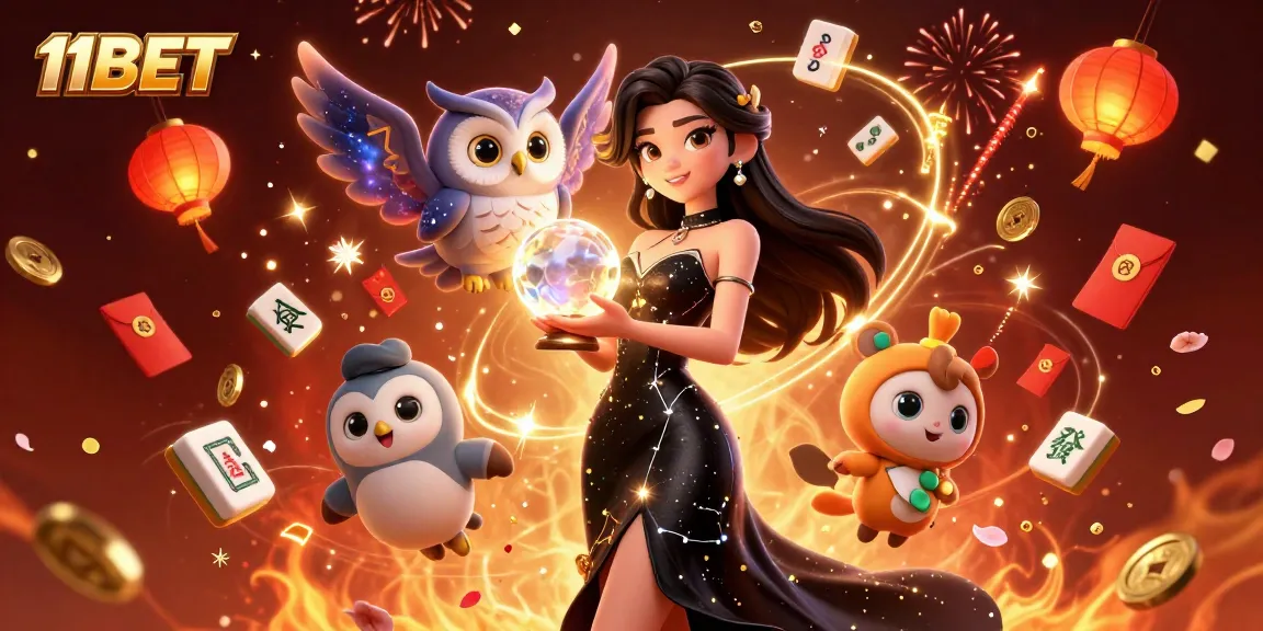 Bet on exciting odds at 11BET with a captivating casino scene featuring mystical elements.