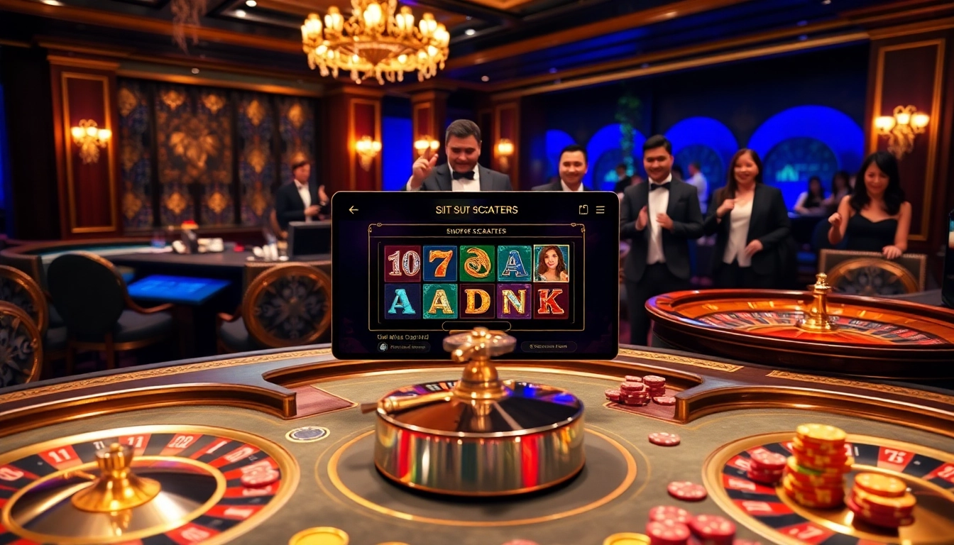 Experience the excitement of Gates of Gatot Kaca Super Scatter in this vibrant online casino visual.