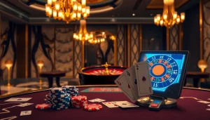 Engaged players experiencing the excitement of MM88 casino games at a luxurious table.