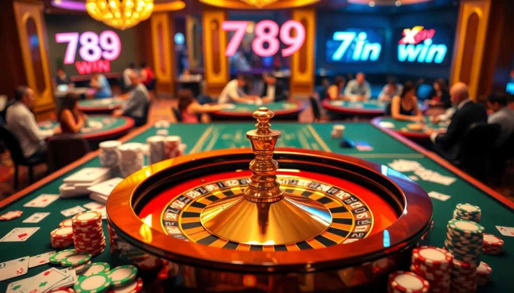 Experience the thrill of gambling at luxury casinos like 789 win with colorful poker chips and cards.