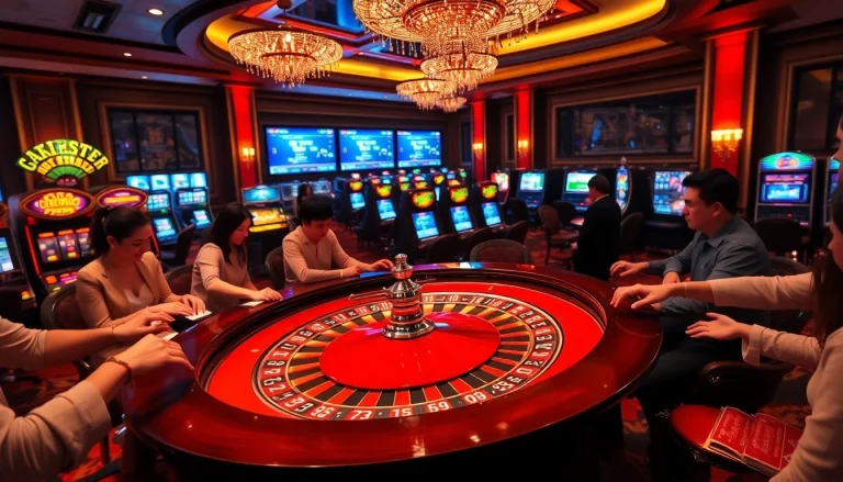 Rasakan kegembiraan berisiko tinggi di kasino mewah dengan taruhan Datukwin, menampilkan roulette dan mesin slot.