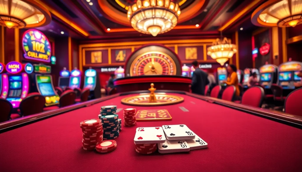 Bet big at the exciting blackjack table scene on https://xx88.video/ with vibrant casino elements.