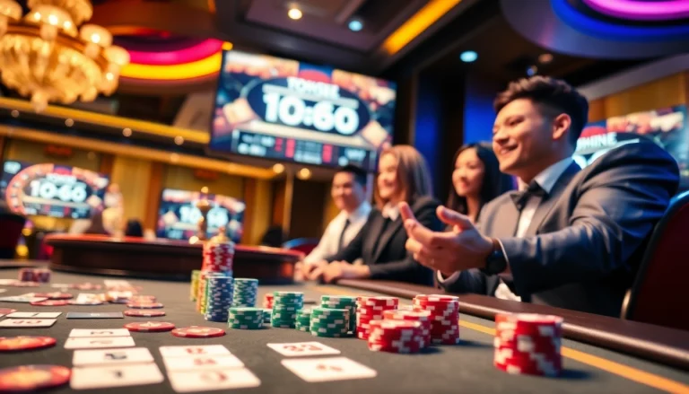 Togel china live draw showcased at an elegant casino table with vibrant poker chips.