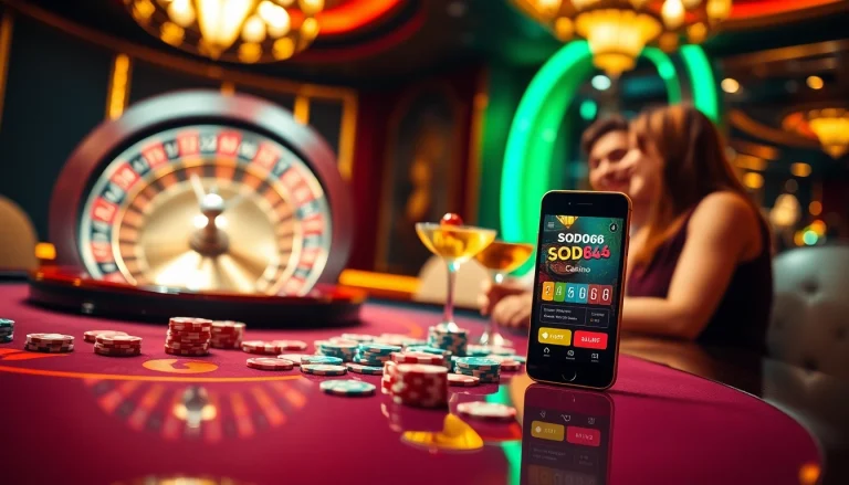 Experience the thrilling excitement of SODO66 with vibrant casino games and elegant ambiance.