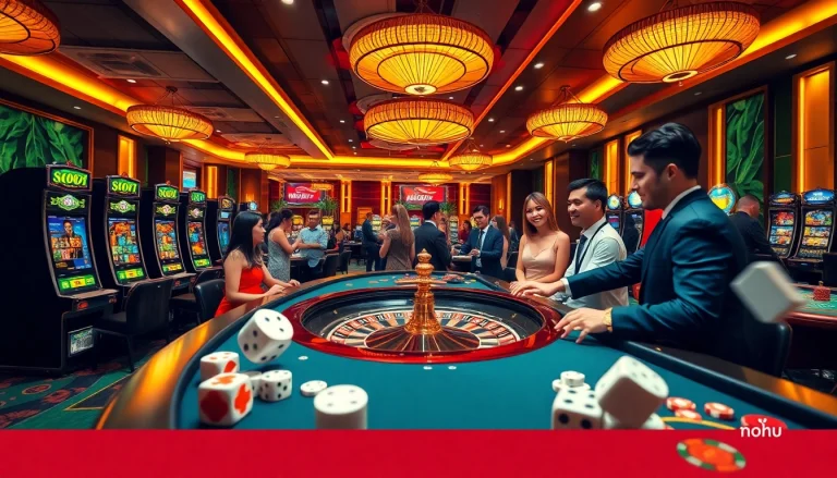 Explore thrilling casino action at nohu.com featuring elegant tables, dynamic games, and professional dealers.