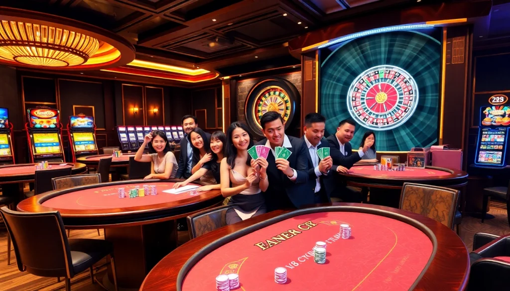 Engage with thrilling gameplay at VN88's vibrant casino gaming scene.