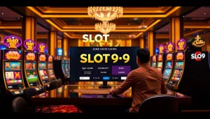 Exciting gameplay at SLOT99 casino with vibrant slot machines and engaging virtual interfaces.
