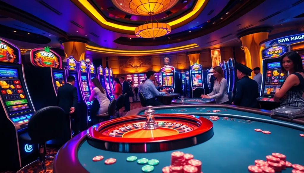Experience the thrill of winning at slot888 with exciting slot machines and vibrant casino ambiance.