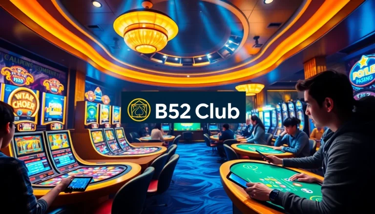 B52 Club offers an exciting online gaming experience with vibrant atmosphere and engaging games.