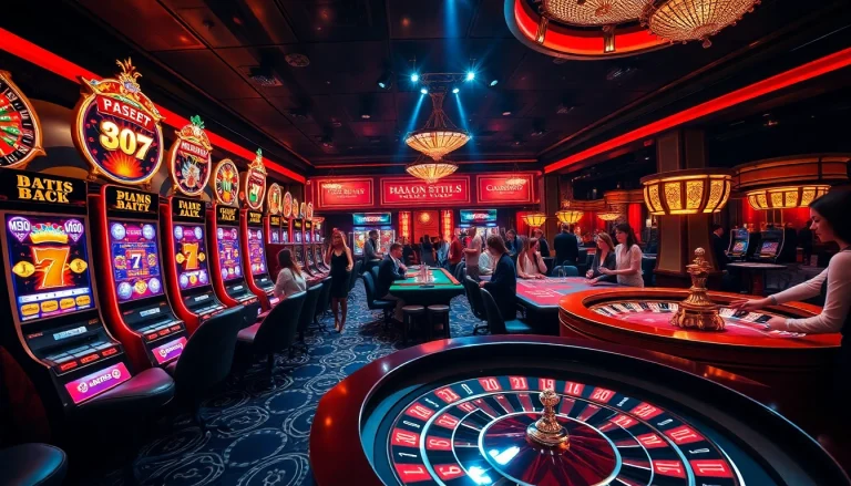 Experience the thrill of gaming at https://hay88.my/ with vibrant slot machines and exciting table games.