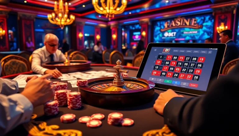 Experience the thrill of winning with F8BET at a vibrant casino table.