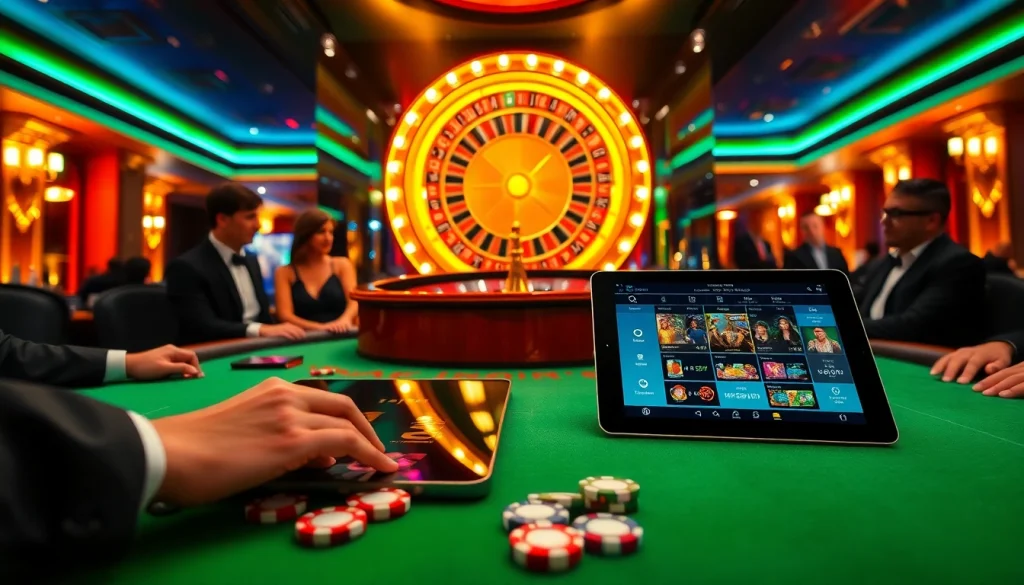 Experience the thrilling games at https://thabet1.net/ with vibrant casino tables and exciting betting actions.