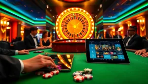 Experience the thrilling games at https://thabet1.net/ with vibrant casino tables and exciting betting actions.