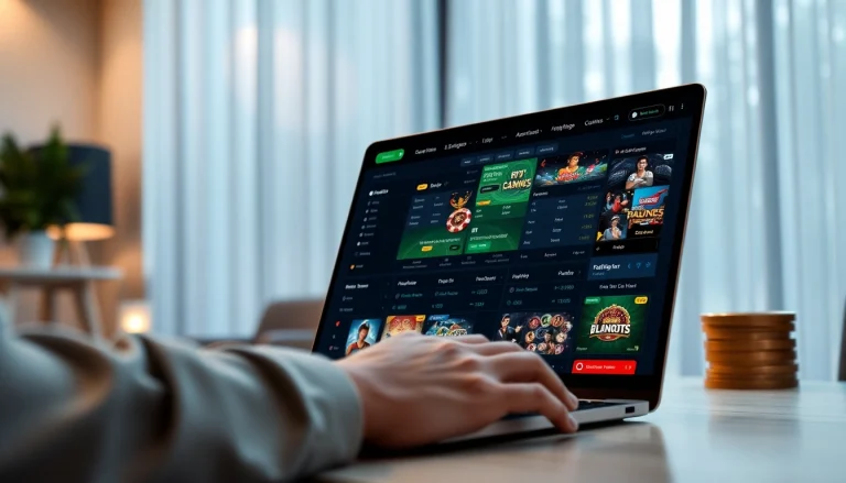 Online gambling platform interface showcasing games and security features on https://nhacaiuytin.us.com/ for a trustworthy experience.