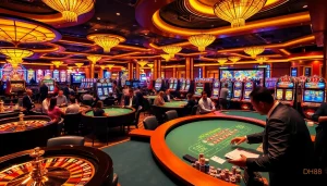 Engage in high-stakes action at dh88 casino with vibrant tables and exciting gameplay.