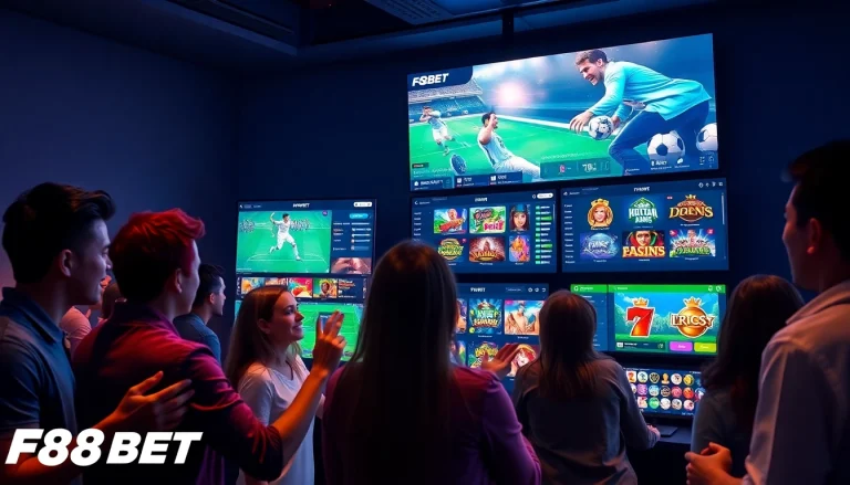 Exciting online betting experience at F88BET platform with diverse players.
