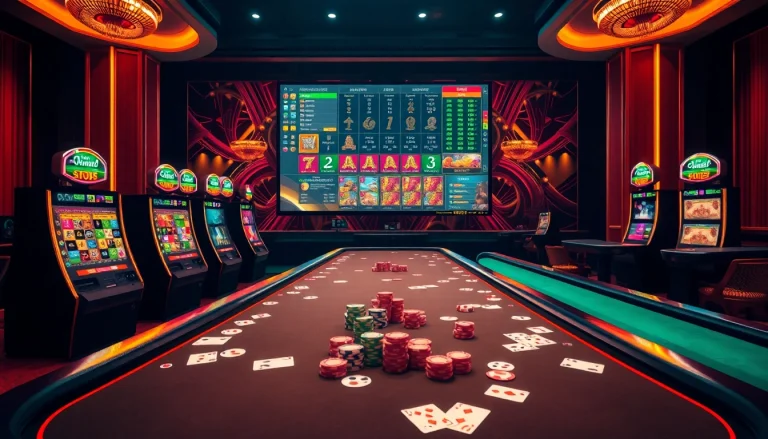 Experience thrilling online gambling at https://lodetructuyen.co/ with vibrant casino tables and sleek slot machines.