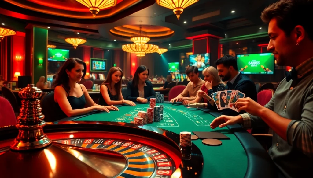 Players enjoying thrilling games at NK88, highlighting the excitement of online gambling.