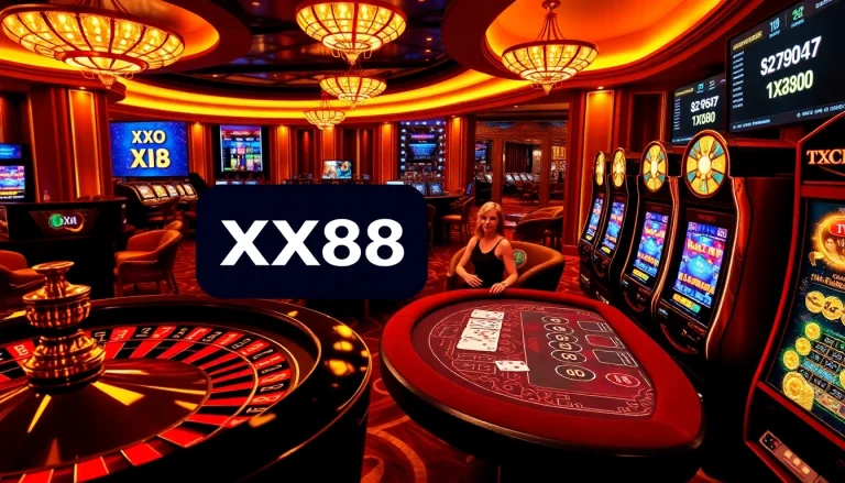 Experience the excitement of XX88 as players engage with roulette, cards, and thrilling slot machines.