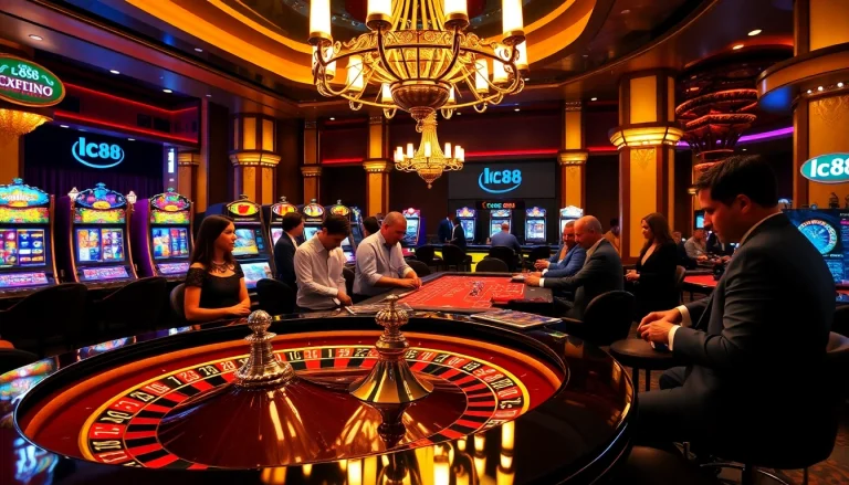Experience the thrill of betting at lc88 casino with engaging games and vibrant atmosphere.