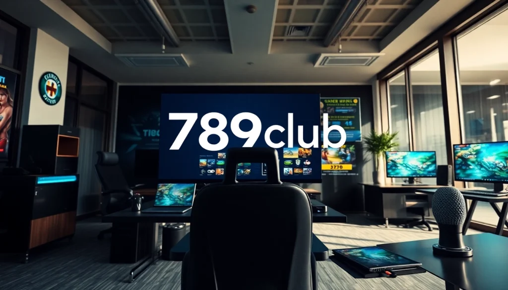 Engaging interface of 789club showcasing online gaming excitement and offers